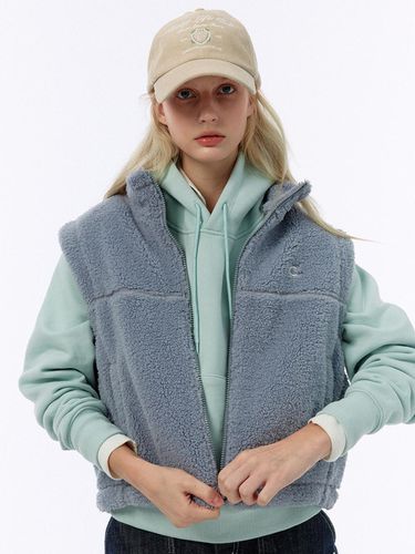 FW ] Sherpa Fleece Vest (Grey) - CLOVE - Modalova