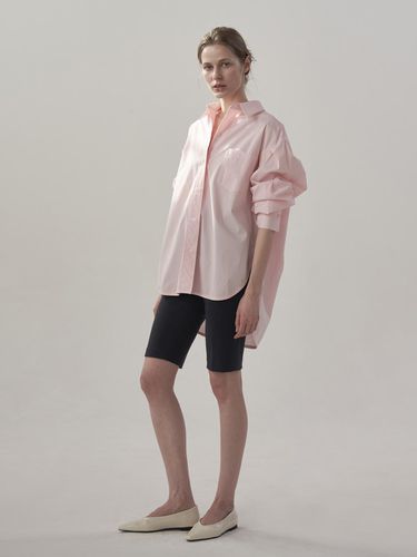 Side Slit Relaxed fit Shirt Pink - MOMET - Modalova