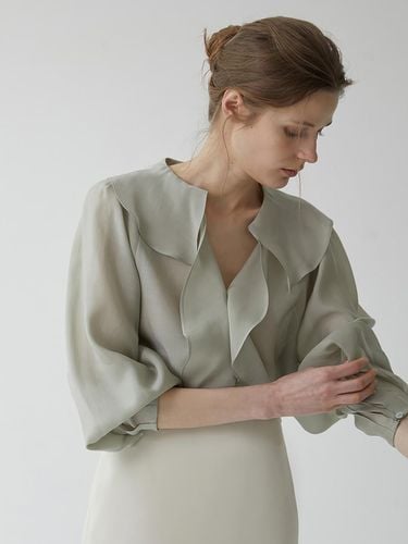 Liaf blouse_Light Green - MOMET - Modalova