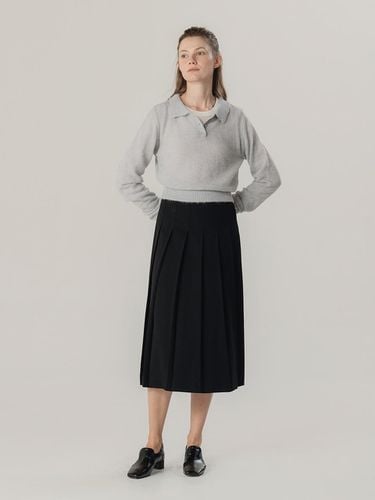 Sendy Pleats Skirt Black - MOMET - Modalova