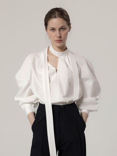 Laurent Tie Blouse 2color - MOMET - Modalova