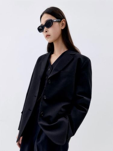 Jeanne Blazer Jacket Black - MOMET - Modalova