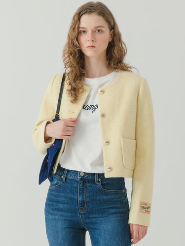 W) Wool Cropped Jacket - Wrangler - Modalova