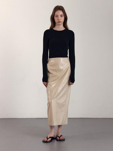 VEGAN LEATHER MAXI SKIRT - MIMEME - Modalova