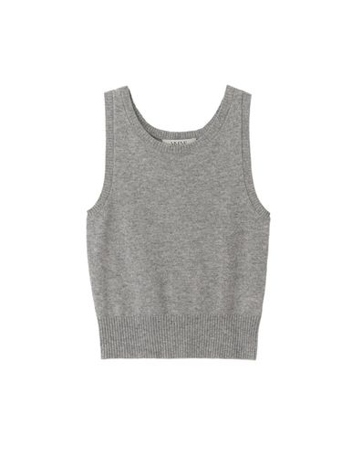 BASIC CASHMERE VEST_GRAY - MIMEME - Modalova