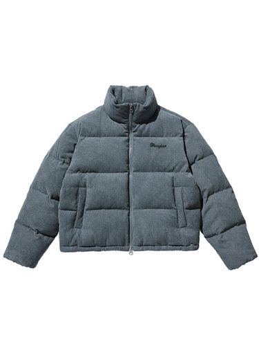 Corduroy Puffer - Down Jumper Grey - Wrangler - Modalova