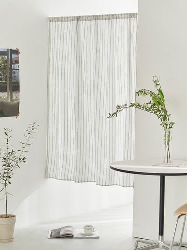 Blue Stripe Cover Curtain - DECOVIEW - Modalova