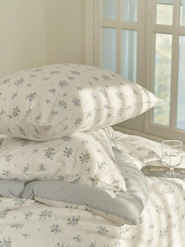 Blue Flower Pillow Cover - DECOVIEW - Modalova