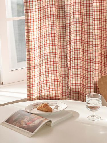 Very checkered small window curtain - DECOVIEW - Modalova