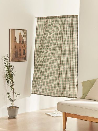 Comfort Green Check Cover Cotton - DECOVIEW - Modalova