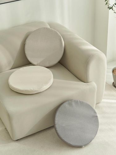 Non-Off Memory Foam Water-repellent Round Cushion - DECOVIEW - Modalova