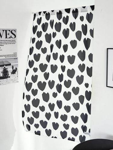 Black heart cover curtain - DECOVIEW - Modalova