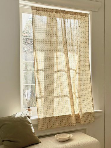 Natural cotton covering curtain - DECOVIEW - Modalova