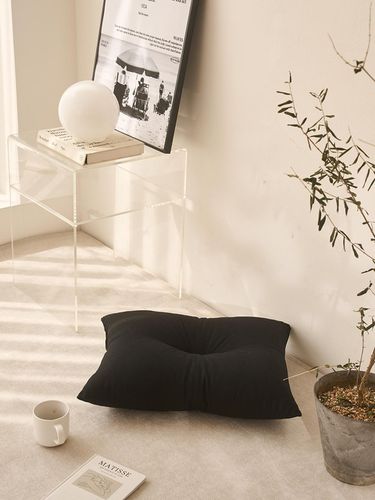 Chic Cotton Square Back Cushion - DECOVIEW - Modalova