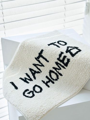 IWANTGO Home Lettering Soft Foot Mat - DECOVIEW - Modalova