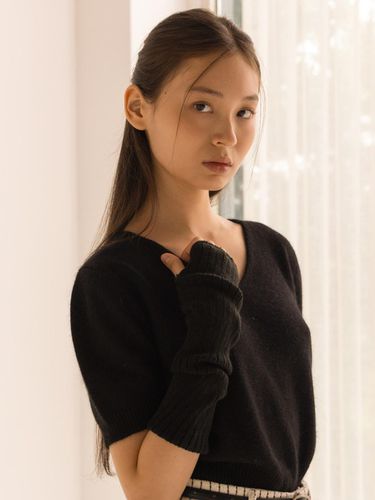 Warm soft wool Knitwear - Black - lienlier - Modalova