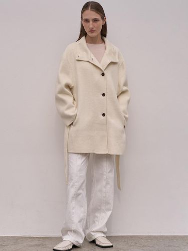 Handmade Wool Half Robe Coat_2 Color - ELLIOTI - Modalova