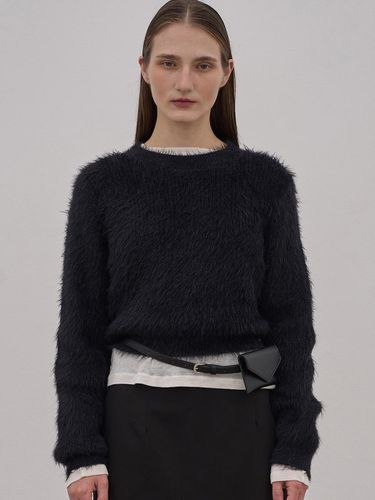 Fur Crewneck Sweater_2 Color - ELLIOTI - Modalova