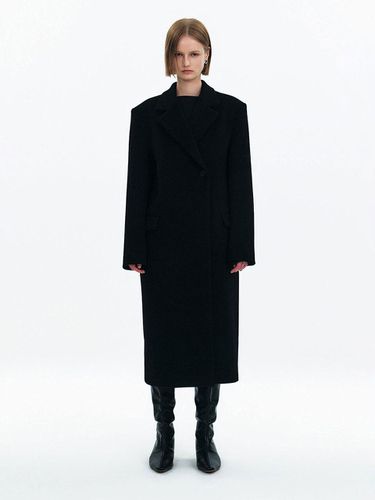 Tanya Half Double Coat (Dark Navy) - YUNSE - Modalova