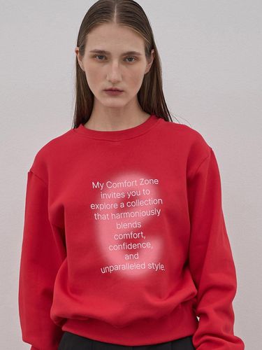 E Blur Sweatshirts_Burgundy - ELLIOTI - Modalova