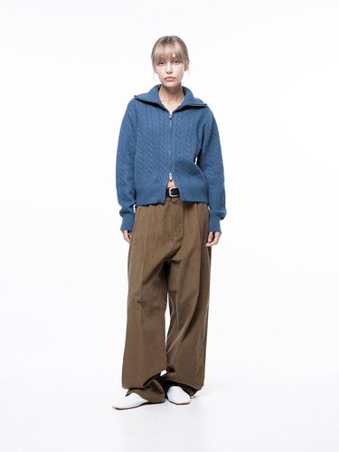 Corduroy One - tuck Wide Pants - / M243PT01B - Chance’s noi for Women - Modalova