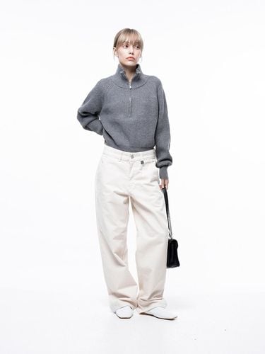 Non - faded Standard Denim Pants_Ecru / W243PT02CR - Chance’s noi for Women - Modalova