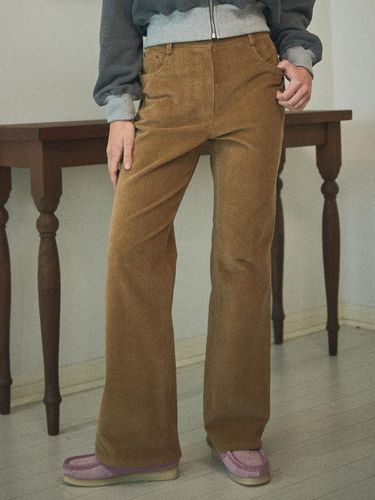 Bailey Corduroy Bootcut Pants [] - Majo Factory - Modalova