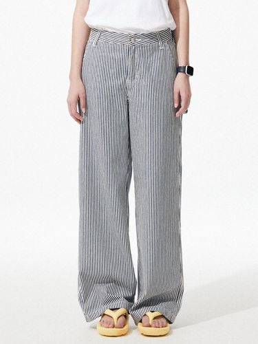 Carpenter Pants [Stripe Navy] - Majo Factory - Modalova