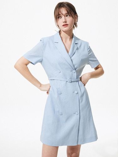 Claire Linen Jacket Dress [] - Majo Factory - Modalova