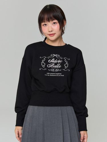 ANTIQUE EMBROIDERE SWEATSHIRT - ADORE BELLE - Modalova