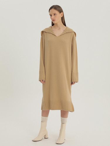 Marine Midi Dress Beige - UIJI - Modalova