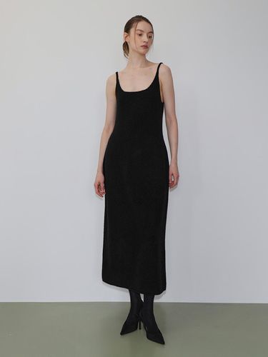 Long slip dress Black - UIJI - Modalova