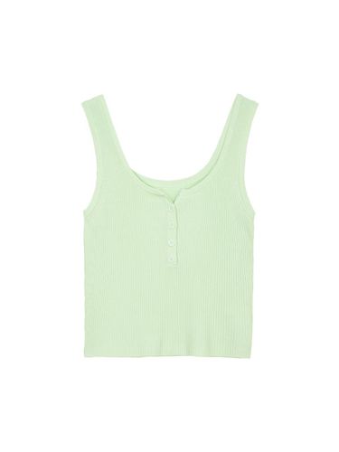 Button Sleeveless Top (Light Green) - ateleen - Modalova