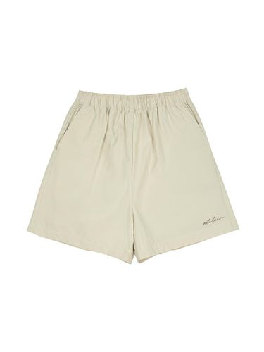 Big pocket cotton Shorts (Beige) - ateleen - Modalova