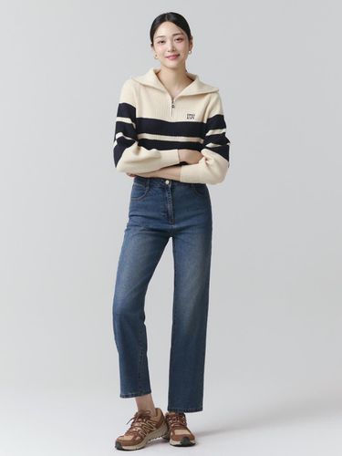 It Misha Straight Denim Pants ITOAYDP900 (2COLOR) - itMICHAA - Modalova