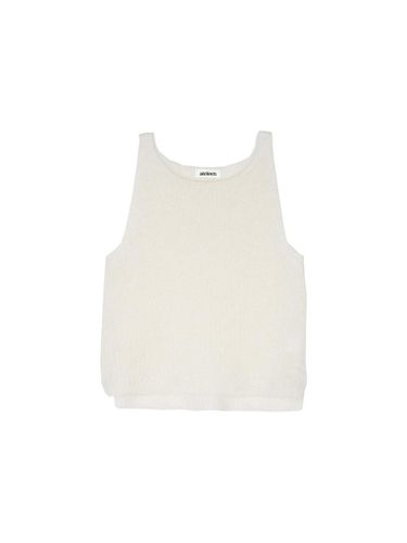 Mohair Hazzi Knit Vest (Light Beige) - ateleen - Modalova