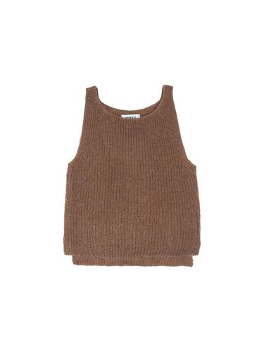 Mohair Hazzi Knit Vest (Light Brown) - ateleen - Modalova