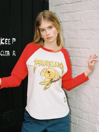 PAMELLICA RAGLAN T-SHIRT_RED (2 SIZES) - THE ASHLYNN - Modalova