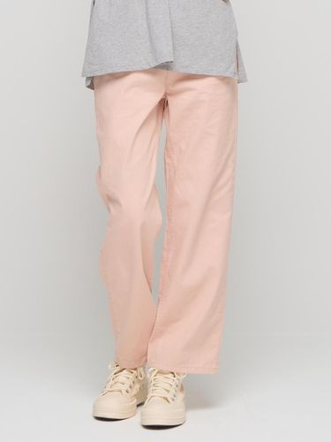 Straight semi-wide pants (pink) - CARGOBROS - Modalova