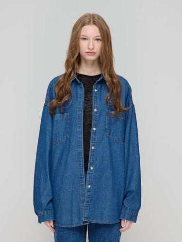 Washing loose fit denim shirt () - CARGOBROS - Modalova