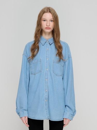 Washing loose fit denim shirt () - CARGOBROS - Modalova