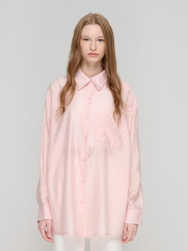 Wrinkle-free Overfit Shirt (Pink) - CARGOBROS - Modalova