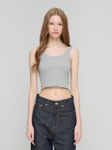 Pad Integrated Crop Sleeveless (Gray) - CARGOBROS - Modalova