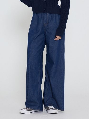 BANDING denim wide pants () - CARGOBROS - Modalova