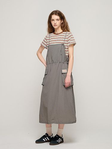 Cargo Pocket Sleeveless Cover dress (Gray) - CARGOBROS - Modalova