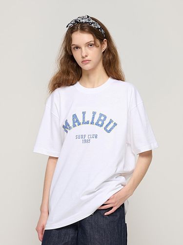 Malibu Vintage Lettering Short-Sleeved T-shirt () - CARGOBROS - Modalova