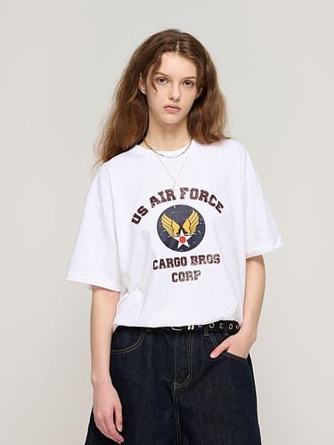 Air Force Vintage American Short-Sleeved T-shirt ( - CARGOBROS - Modalova