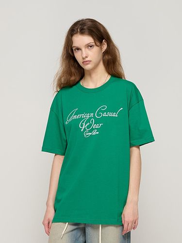 Artwork Cursive Lettering Short-Sleeved T-Shirt () - CARGOBROS - Modalova