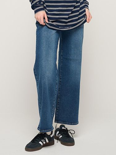 Daily Ricklexed BANDING denim pants (middle blue) - CARGOBROS - Modalova