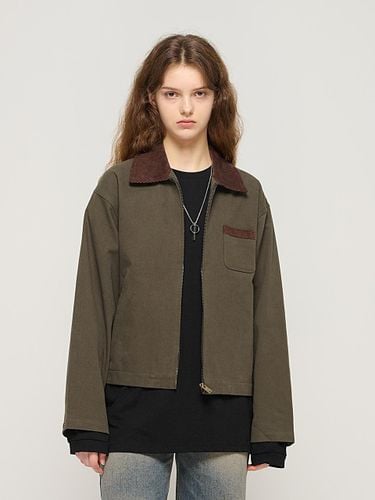 Corduroy Point Work Jacket (Khaki) - CARGOBROS - Modalova